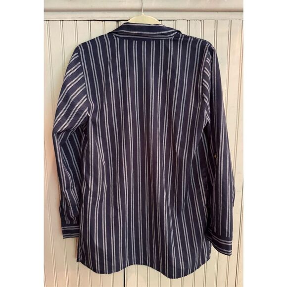 Michael Kors striped zipper front top sz small - Picture 8 of 8